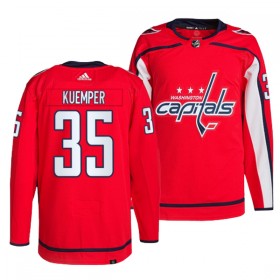 Washington Capitals Darcy Kuemper 35 Adidas Rot Trikot Authentic - Herren